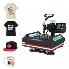 B Grade 5-in-1 Digital Heat Press Machine 29x38cm for T-Shirt Sublimation Print