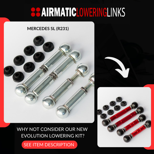 Mercedes sl55 lowering links - lowering,