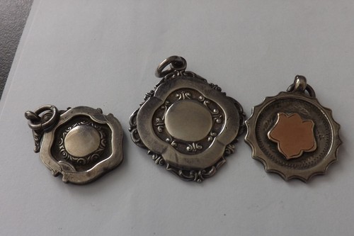 Fob medals silver named - fob,