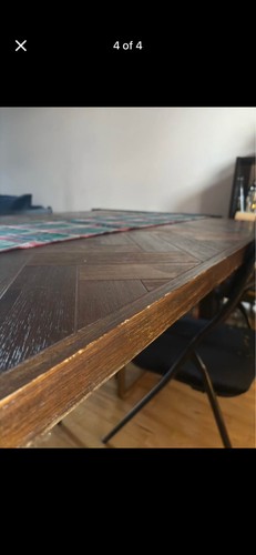 Parquet walnut wood - , dining