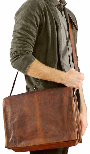 Men genuine vintage leather - men's,