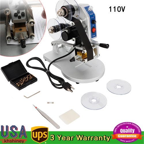 Hot stamp printer 110v ribbon - stamp,