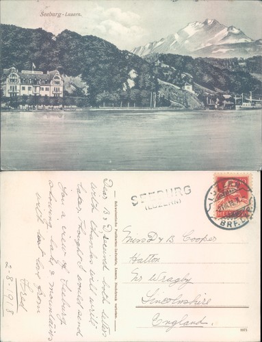 Seeburg and mountains - , luzern