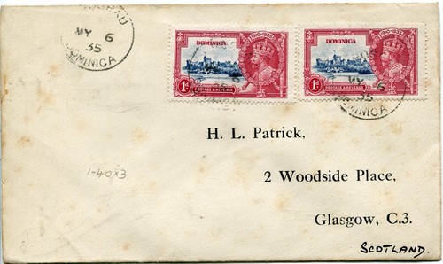 1935 silver jubilee dominica - jubilee,