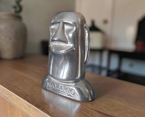 Rare steel easter island moai - easter,