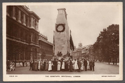 Postcard whitehall london - postcard,