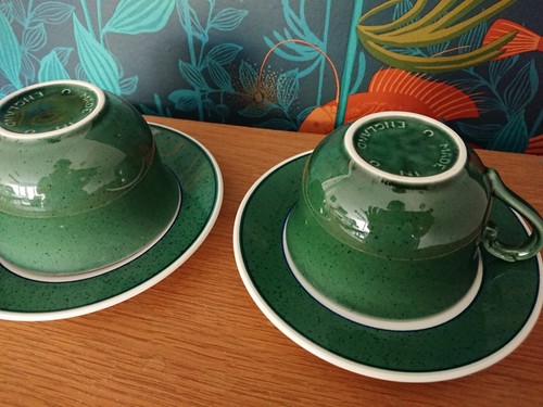 Set green glazed - set,