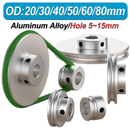 Alu single grooved pulley - grooved,
