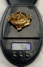 9CT, 375 Gold, Jewellery, Scrap  10.6 g watch case