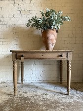 Antique Vintage Rustic Desk Table Console Table Writing Desk