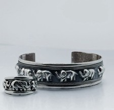 Elephant set sterling silver - sterling,