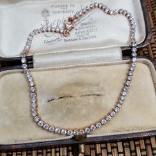 Diamonique Sterling Silver Tennis Bracelet,Sparkly Simulated Diamonds, Delicate 