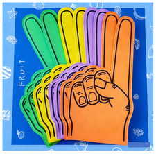 8x Foam Finger Universal Large