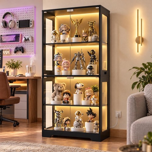 165cm glass display - display, cabinets
