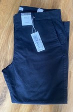 M&S WOMENS BLACK CHINOS