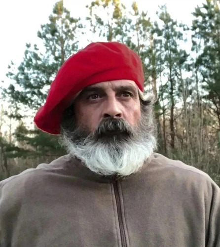 Red tam wool - tam, hat