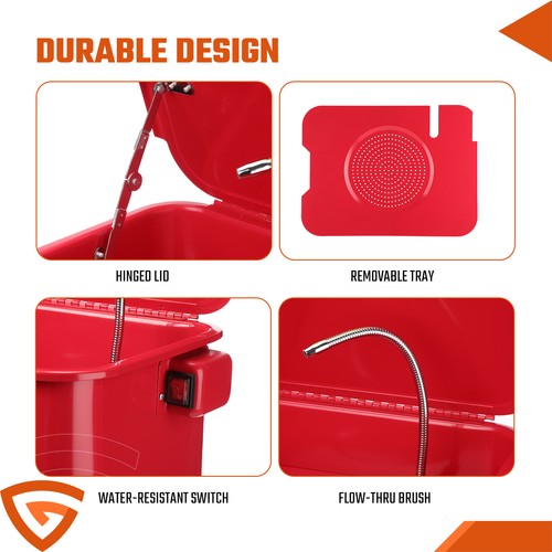 Bench top parts - bench, washer