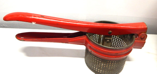 Vintage red kitchen - vintage, potato