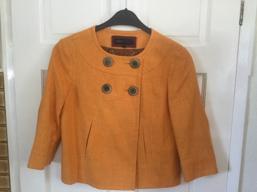 Next deep mustard - next, linen