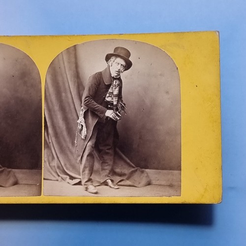 Victorian theatre stereoview - theatre,