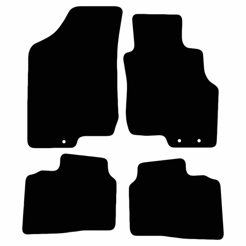 Tailored black car - floor, mats