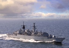 HMS CUMBERLAND -  LIMITED EDITION ART (25) 