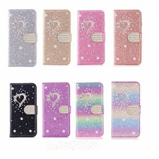 Bling Love Flip Wallet Phone