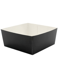 4" Black Food Boxes