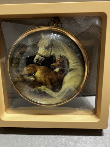 Vintage miniature plaque a - vintage, in