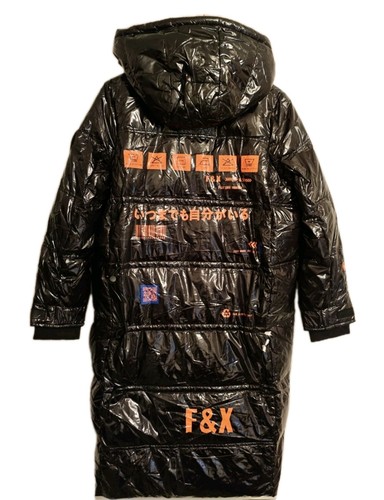 Y2k black glossy - black, puffer
