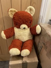 Vintage Teddy Bear 1970s. 21 Inches Tall
