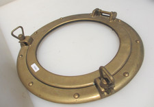 Retro Brass Porthole Window Ship Old Nautical Marine Maritime Mirror? 12"W