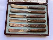Cased set of vintage six