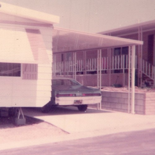 C1970s mobile home trailer - c1970s,