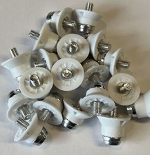 12x Metal-Tipped SG Replacement Football Studs 13/16mm White