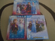 Frozen bundle Puzzle 35 pieces, 100 pieces, Busy book with 10 figures