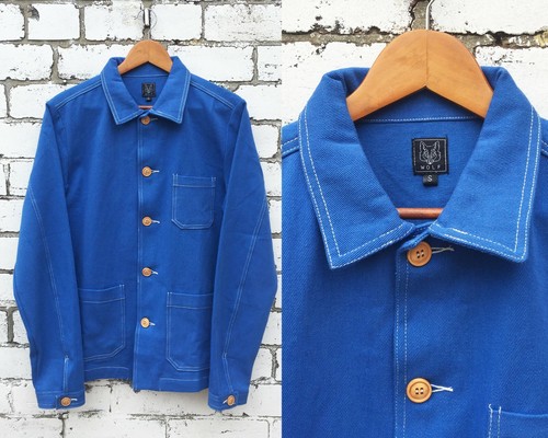 60s style french - french, blue