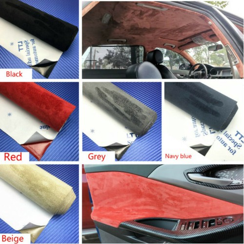 Self adhesive faux suede - self,