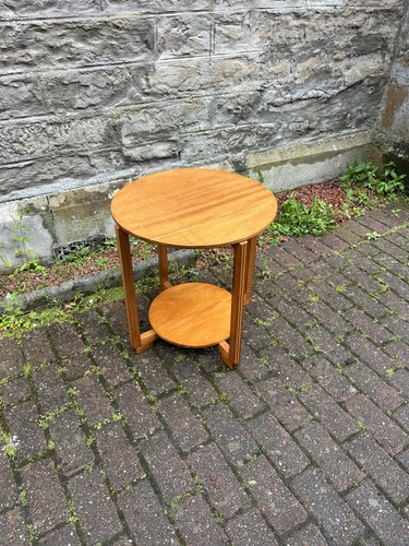 Art deco side table lamp - art,