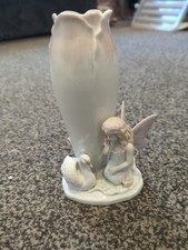 Fairy And Swan Vase