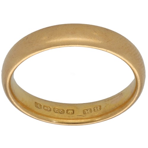 22ct gold ring - ring, wedding