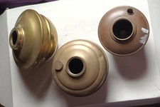 3x  brass oil lamp reservoir