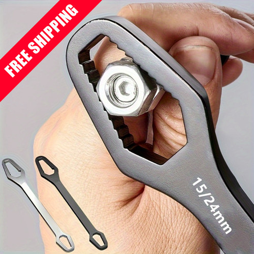 Universal double ended wrench - ended,