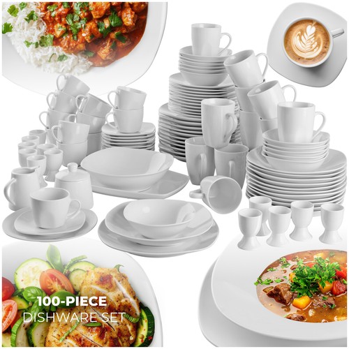 Dinner set 100 piece plates - 100,