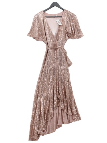 Goddiva wrap maxi dress - goddiva, uk8