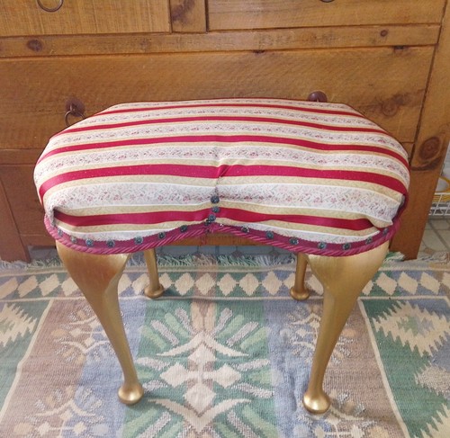 Vintage dressing table chair - vintage,