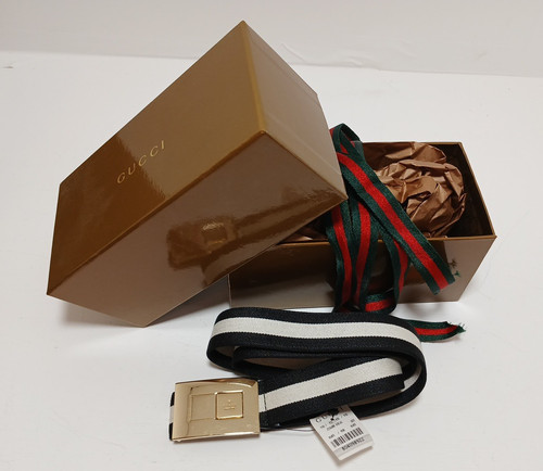 Authentic gucci canvas - authentic, belt