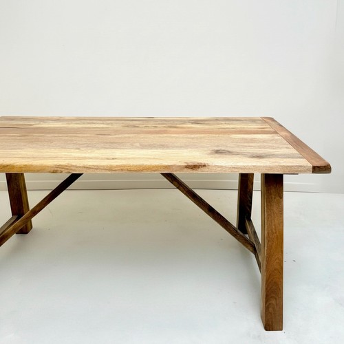 Solid mango wood - wood, dining