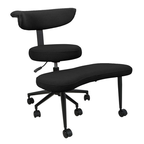 Office chair cross legged - office,