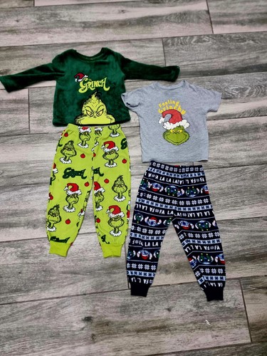 Christmas grinch pyjama set - christmas,
